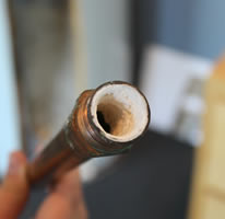 Hardness Build up in Water Pipe 